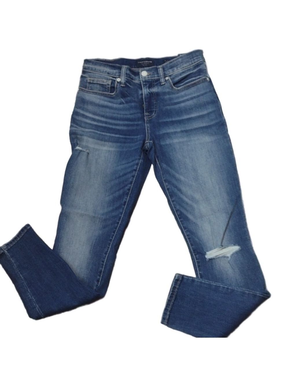 Lucky BRAND  Ava Mid Rise Super Skinny Distressed Jeans Size 8/29R